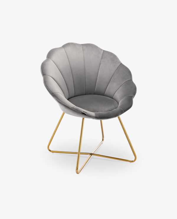 Velvet Curved Papasan Chair - Image 10