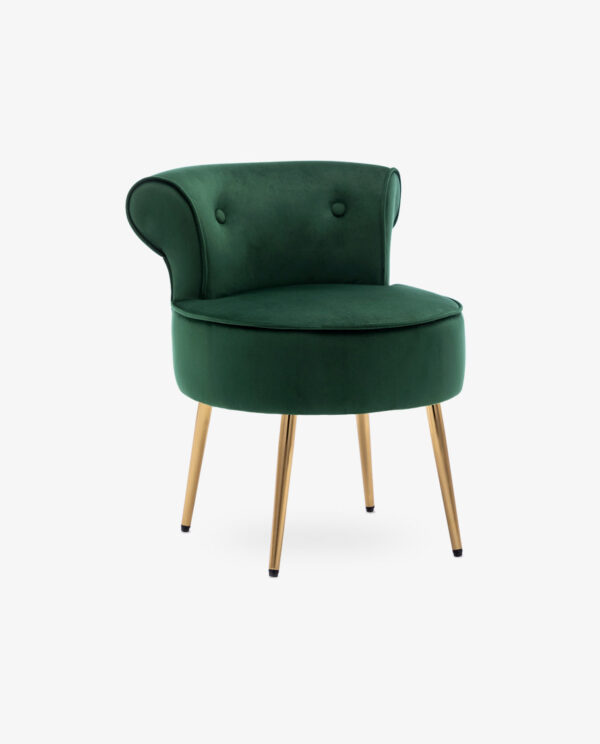 Graceful Button Slipper Chair - Image 9