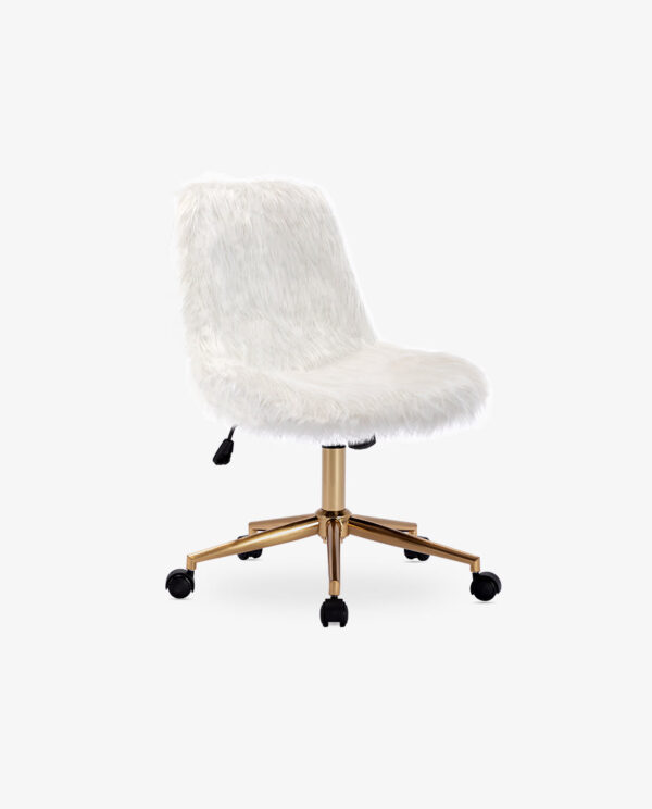 Fluffy Faux Fur Desk Chair - Image 7