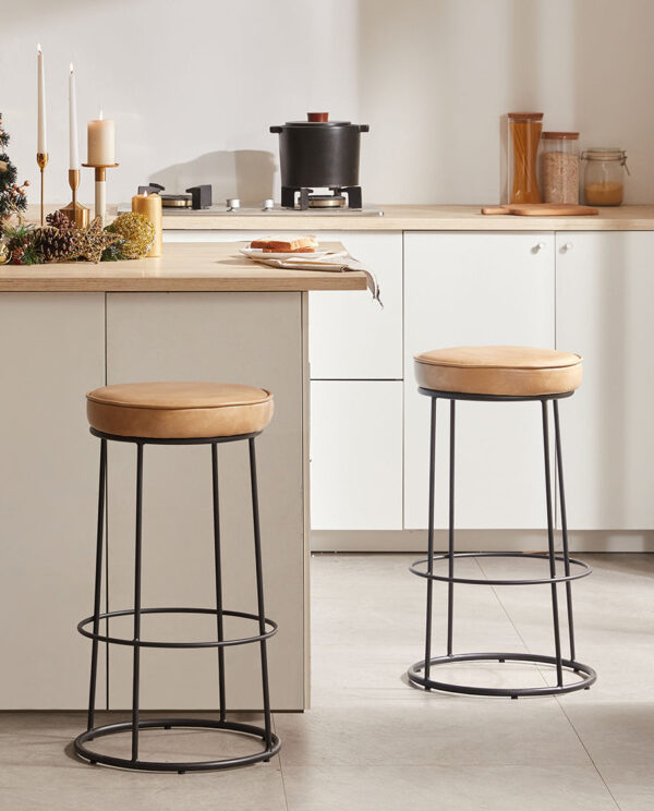 Circular Bar Stools Set of 2 - Image 12