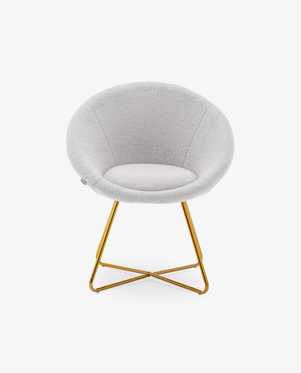 Textured Sherpa Papasan Chair - Image 4