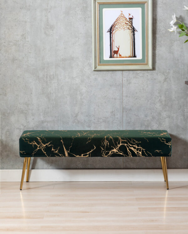 Velvet Bedroom Bench - Image 12