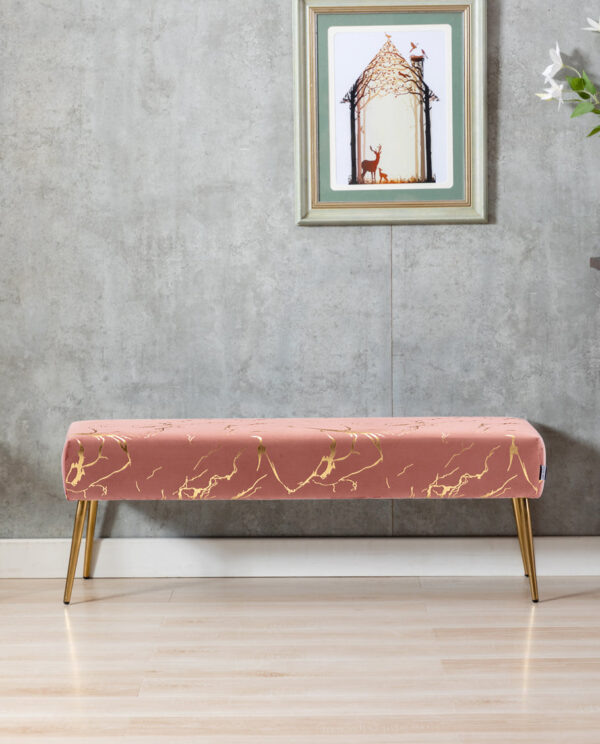 Velvet Bedroom Bench - Image 11