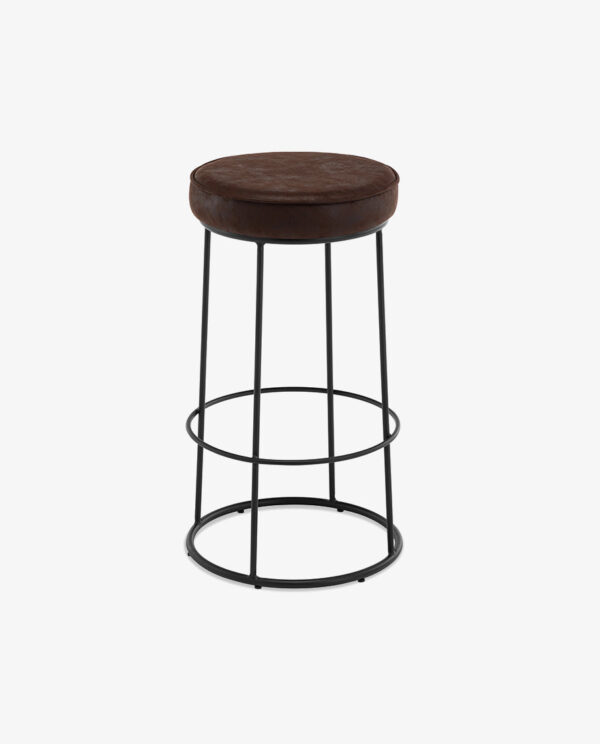 Round Bar Stools Set of 2 - Image 7