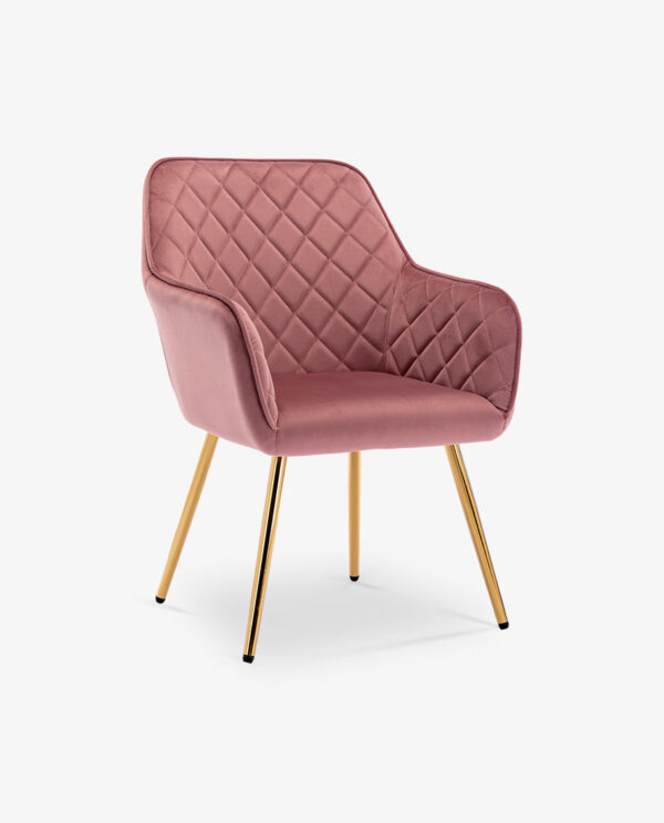 Rhombus Velvet Accent Chair - Image 21