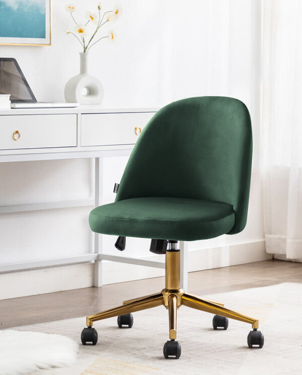 Chic Velvet Desk Chair - Image 8