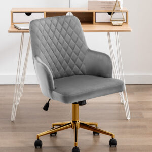 Mid-Century Golden Legs Desk Chair
