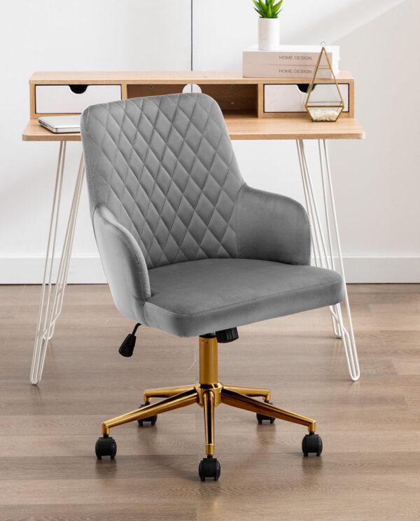 Mid-Century Golden Legs Desk Chair