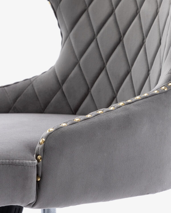 Rhombus Nails Home Office Chair - Image 2