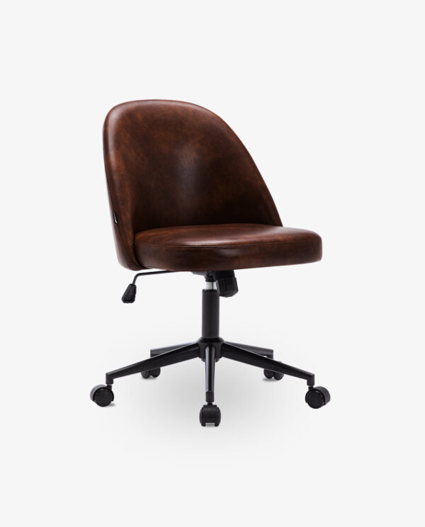 Faux Leather Desk Chair - Image 9