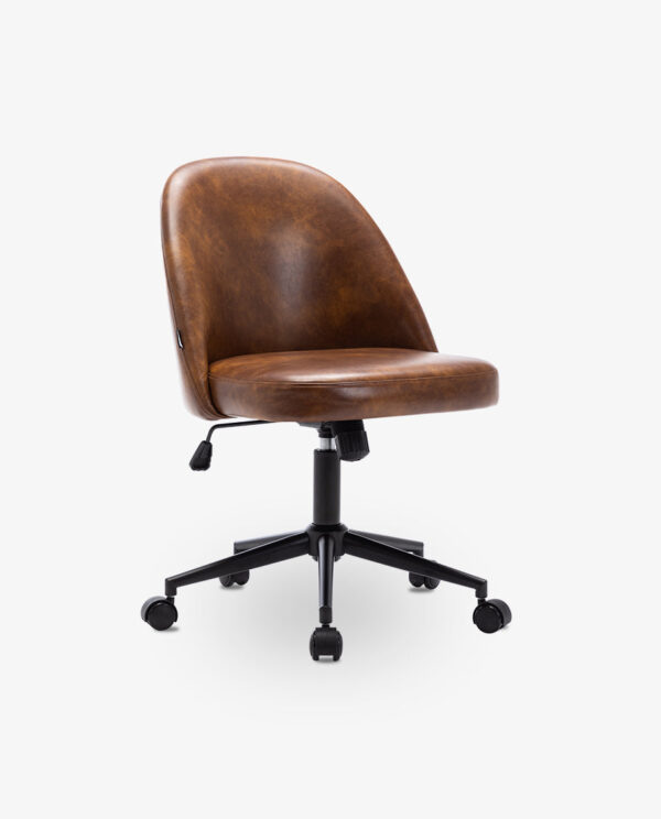Faux Leather Desk Chair - Image 3