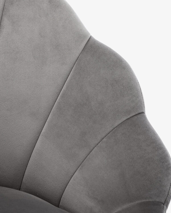 Velvet Curved Papasan Chair - Image 12