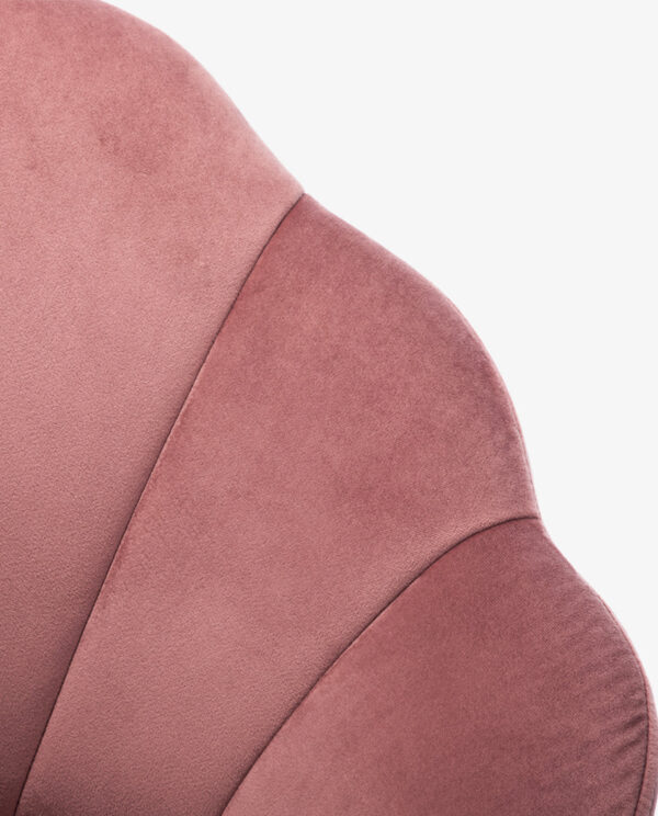 Velvet Curved Papasan Chair - Image 5