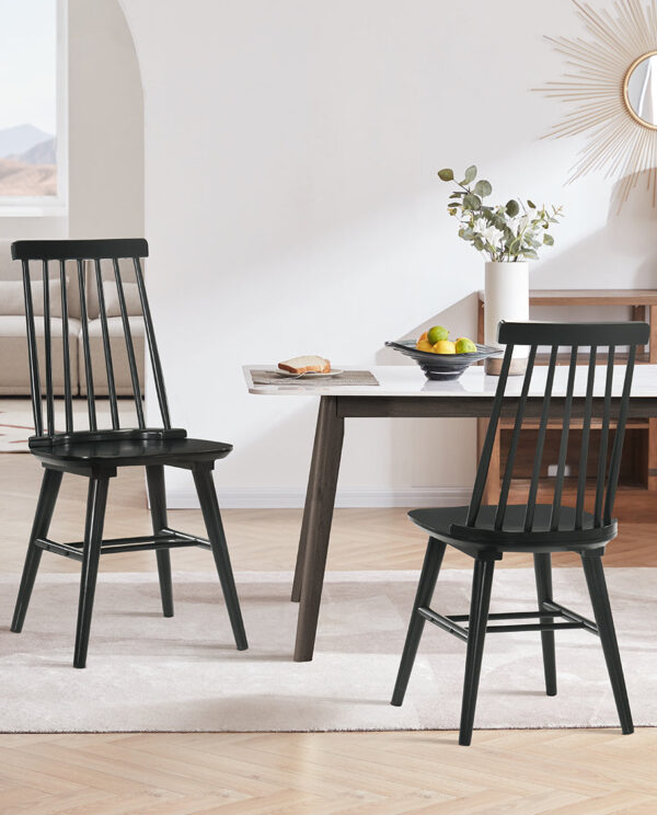 Spindle Dining Chairs Set of 2