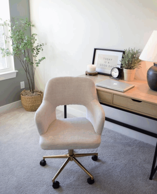 Ergonomic Open Back Swivel Chair - Image 11