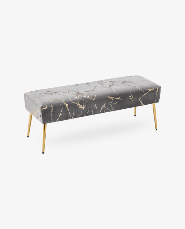 Velvet Bedroom Bench - Image 9