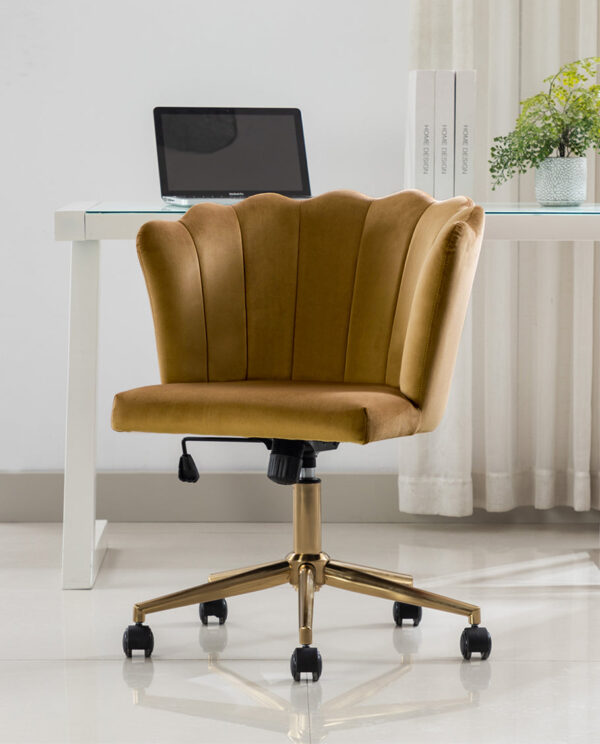 Capital Velvet Ergonomic Chair - Image 3
