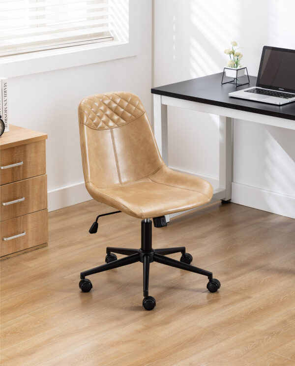 Modern Faux Leather Desk Chair - Image 26