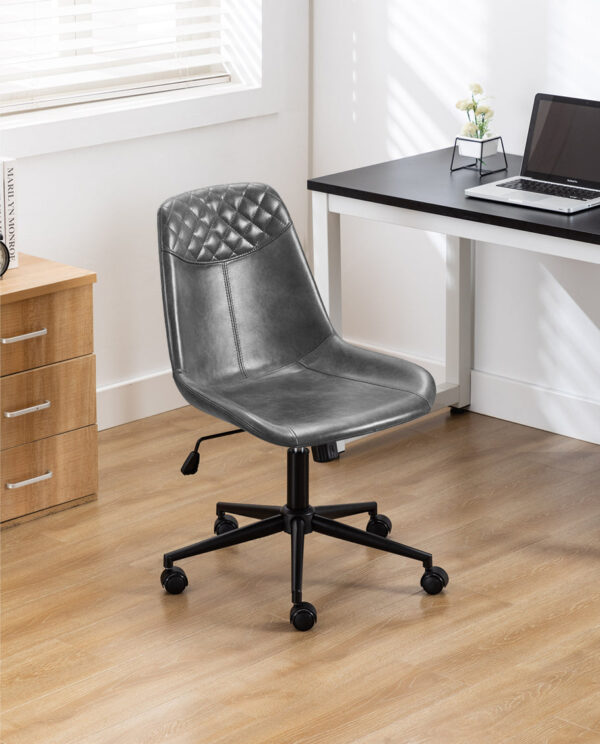 Modern Faux Leather Desk Chair - Image 10
