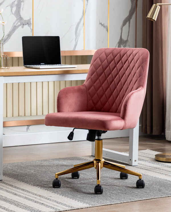 Mid-Century Golden Legs Desk Chair - Image 16
