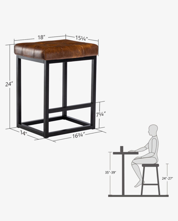 Counter Bar Stools Set of 2 - Image 14