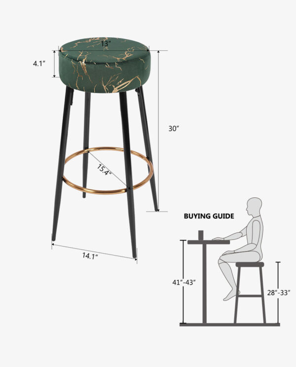 24"/30" Mountain Haven Bar Stools Set of 2 - Image 6