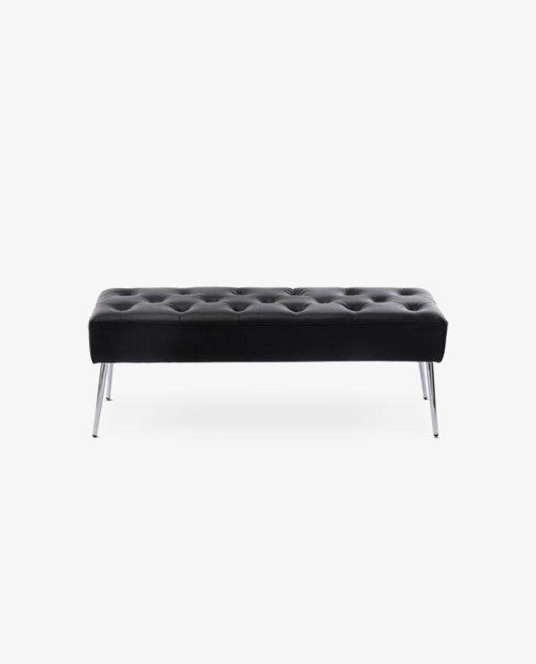 Vintage Upholstered Bedroom Bench - Image 6