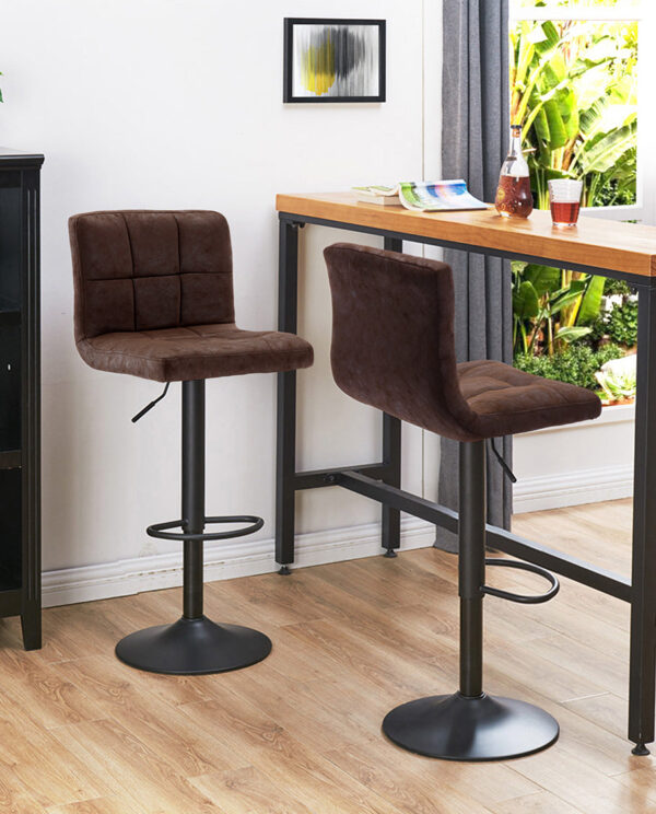 Leathaire Bar Stools Set of 2 - Image 15