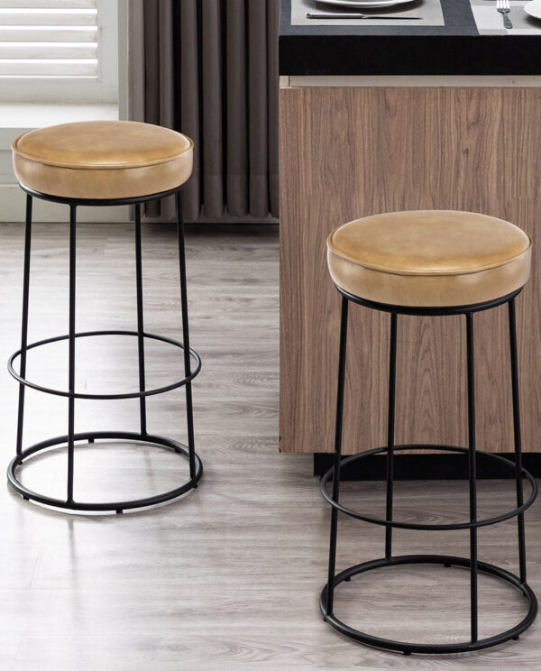 Circular Bar Stools Set of 2 - Image 8