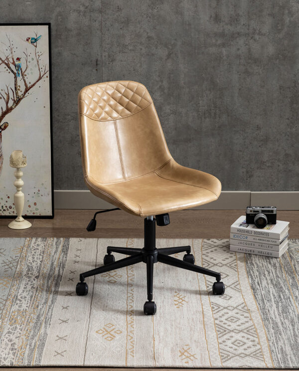 Modern Faux Leather Desk Chair - Image 24
