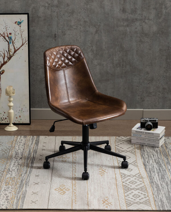 Modern Faux Leather Desk Chair - Image 23