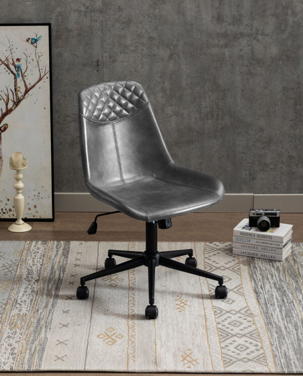 Modern Faux Leather Desk Chair - Image 29