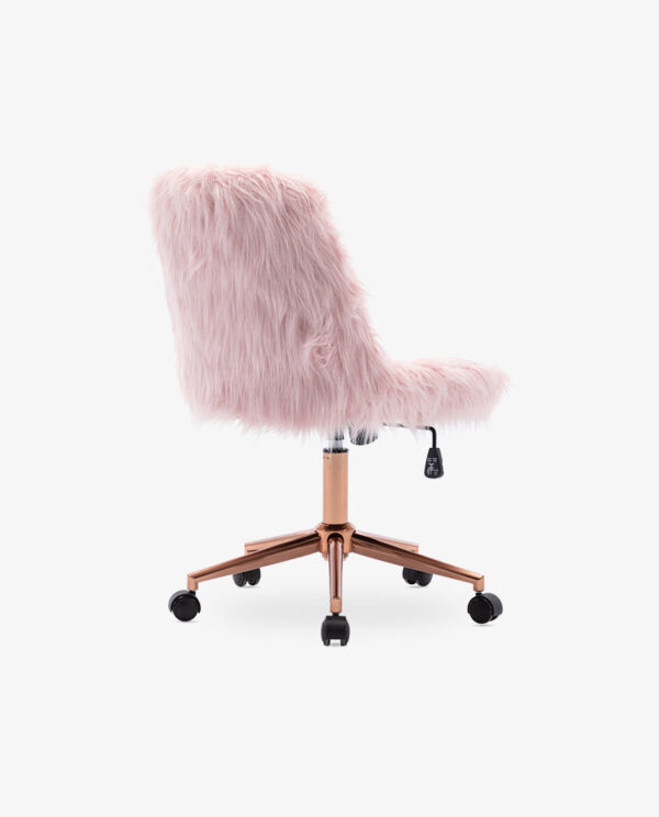 Fluffy Faux Fur Desk Chair - Image 5
