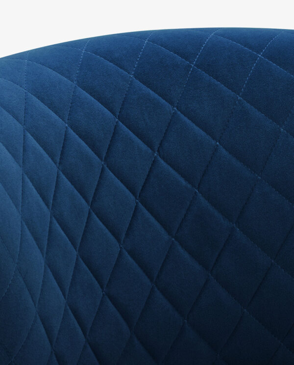 Vintage Velvet Armless Chair - Image 13