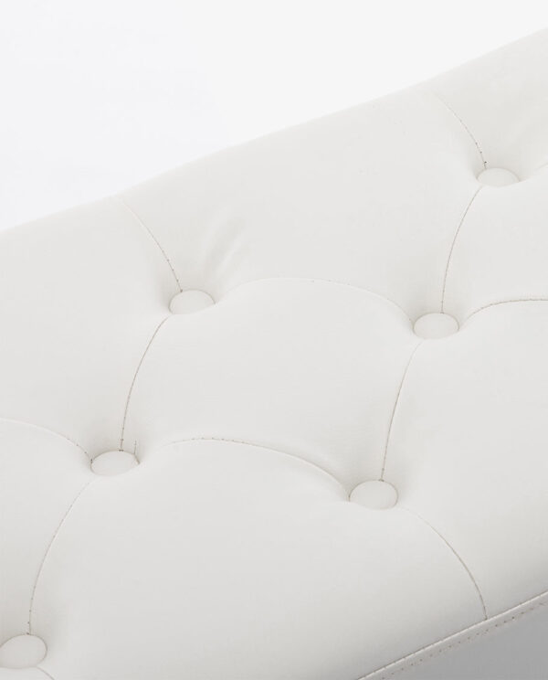 Vintage Upholstered Bedroom Bench - Image 5