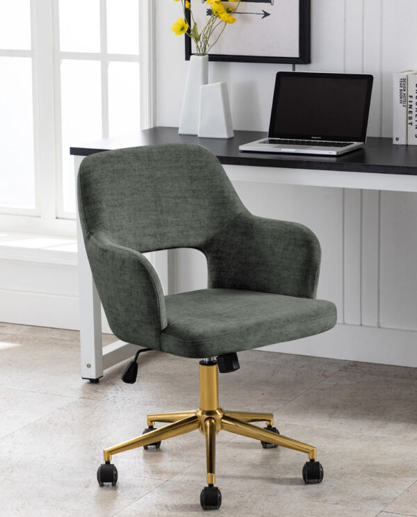 Ergonomic Open Back Swivel Chair