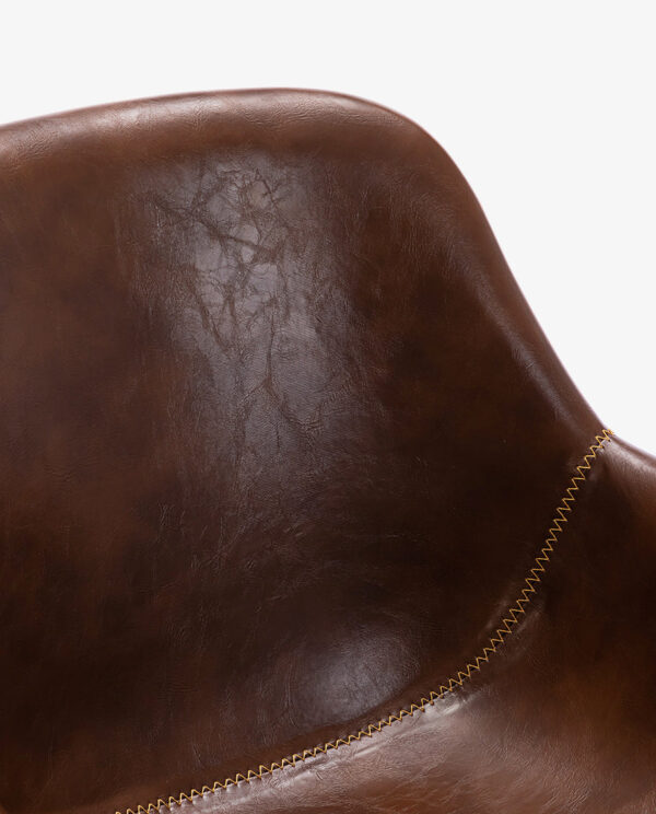 Wax Oiled Leather Task Chair - Image 5