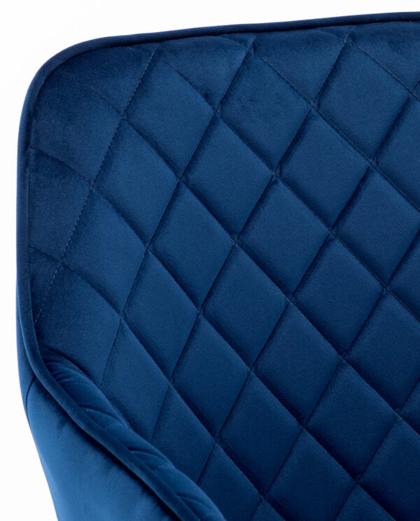 Rhombus Velvet Accent Chair