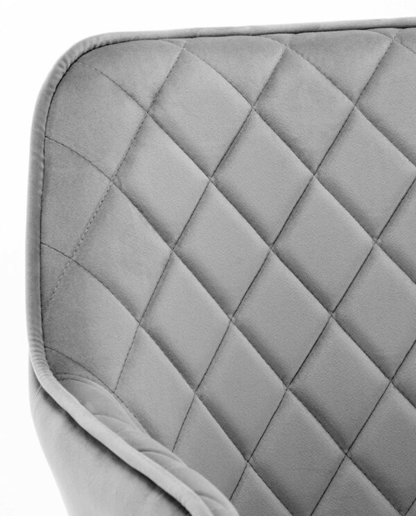 Rhombus Velvet Accent Chair - Image 3