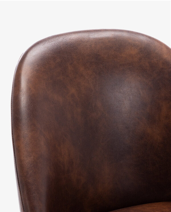 Faux Leather Desk Chair - Image 5