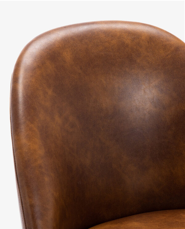 Faux Leather Desk Chair - Image 4