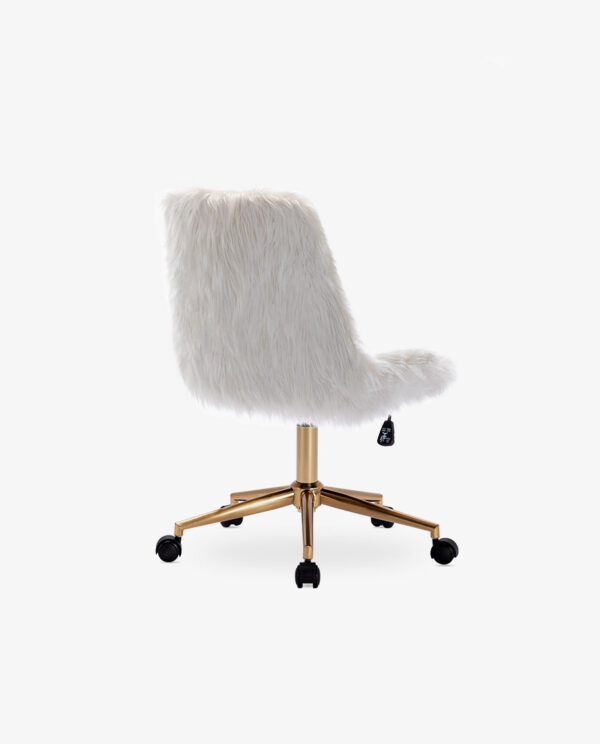 Fluffy Faux Fur Desk Chair - Image 6