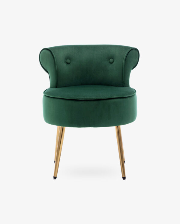 Graceful Button Slipper Chair - Image 10