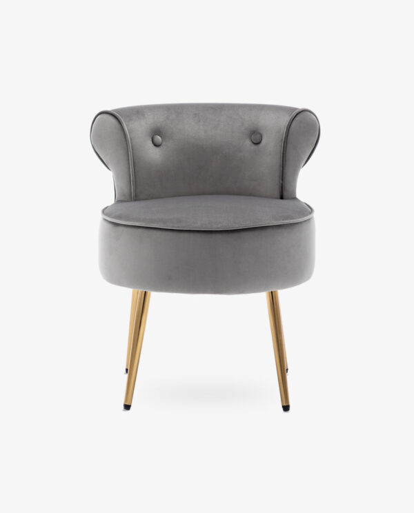 Graceful Button Slipper Chair - Image 11