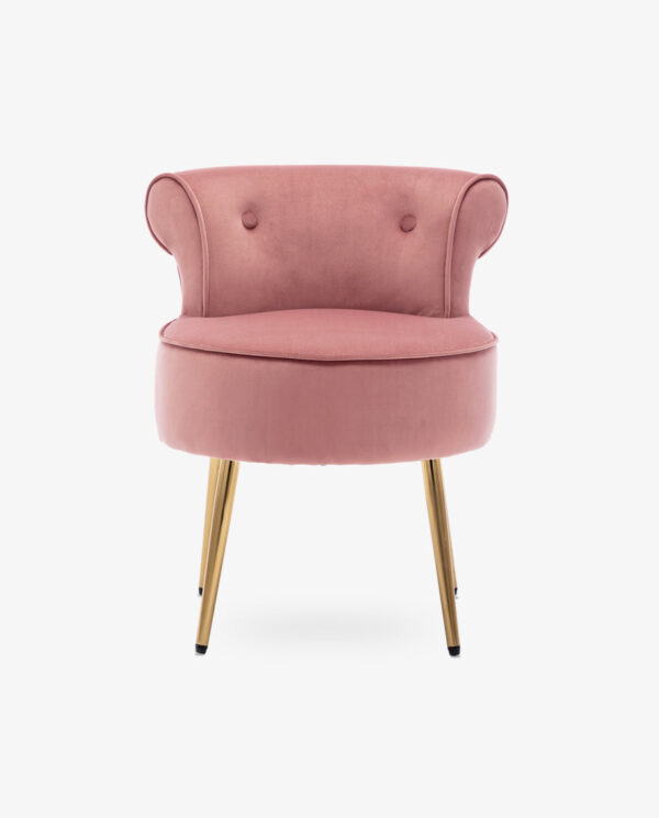 Graceful Button Slipper Chair
