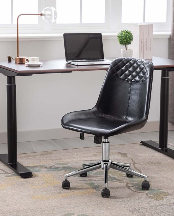 Modern Faux Leather Desk Chair - Image 14