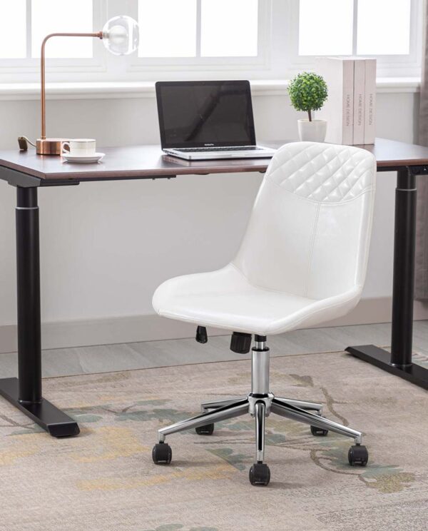 Modern Faux Leather Desk Chair - Image 9